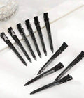 10 pièces pinces noires à boucles